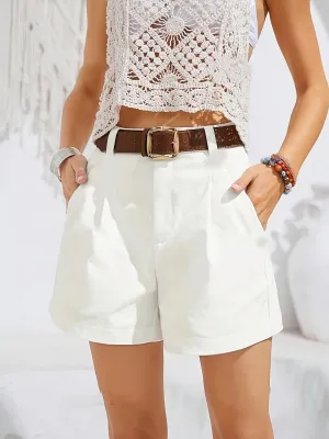MLANIE - Chic High-Waist Shorts