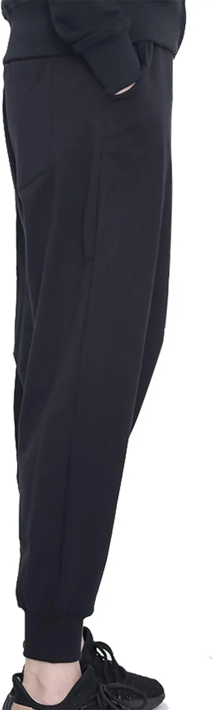 Panegy Men's Hip-hop Pants Casual Jogging Harem Pants Drop Crotch Loose Baggy Black