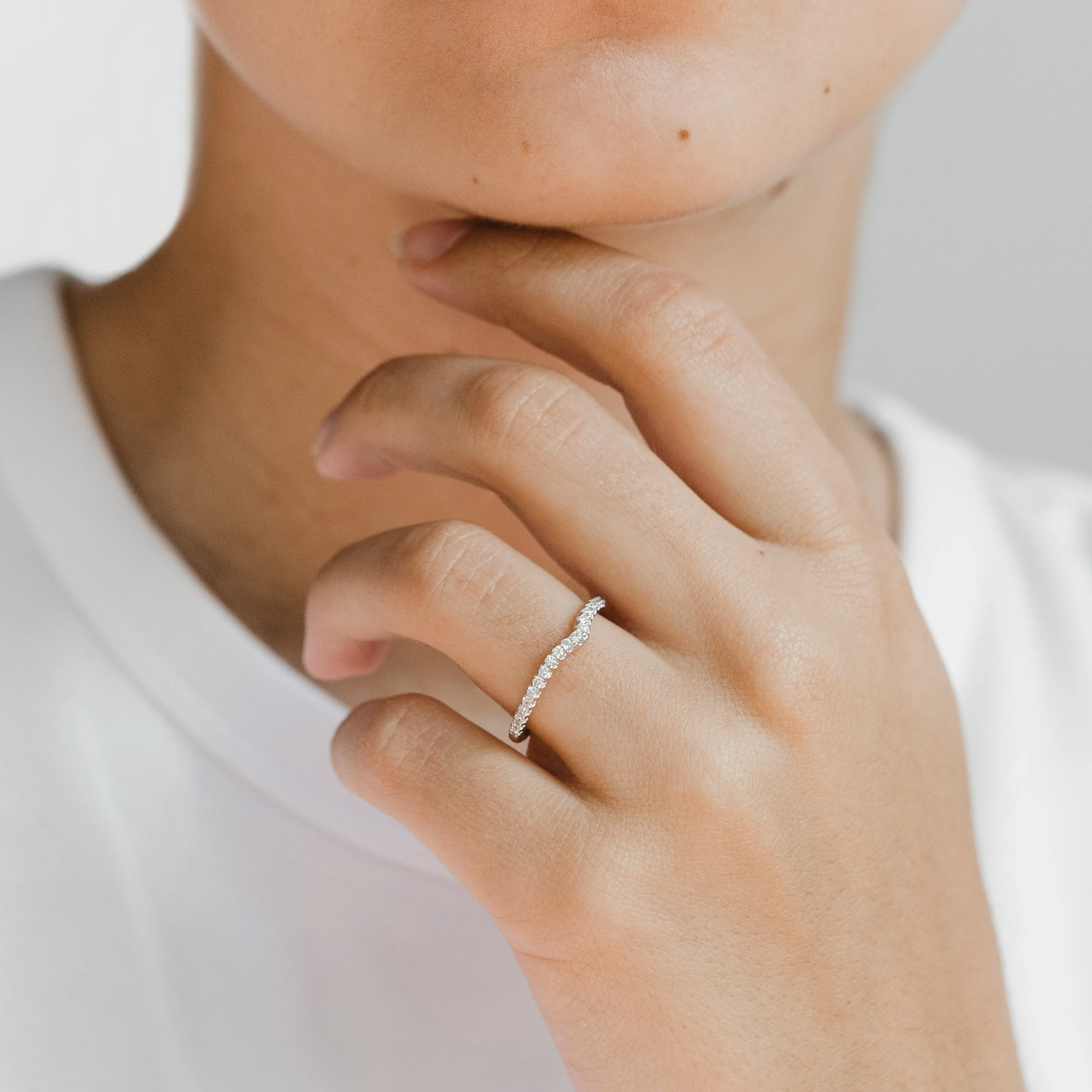 Pavé Chevron Band