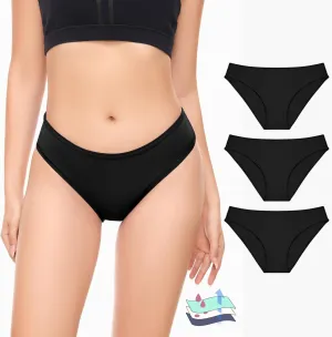Period Swimwear Leakproof Swim Bikini Bottom Menstrual Swimsuit Waterproof UPF 50  Bathing Suit for Teens Girl Women