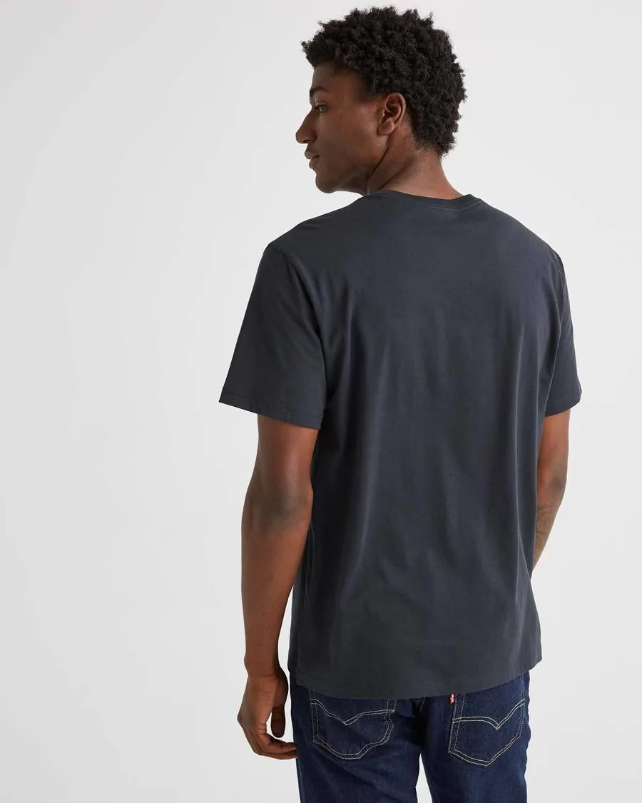 Pima Crew Pocket Tee (Stretch Limo)