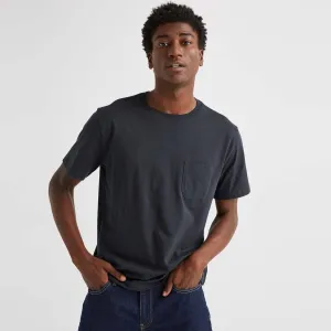 Pima Crew Pocket Tee (Stretch Limo)