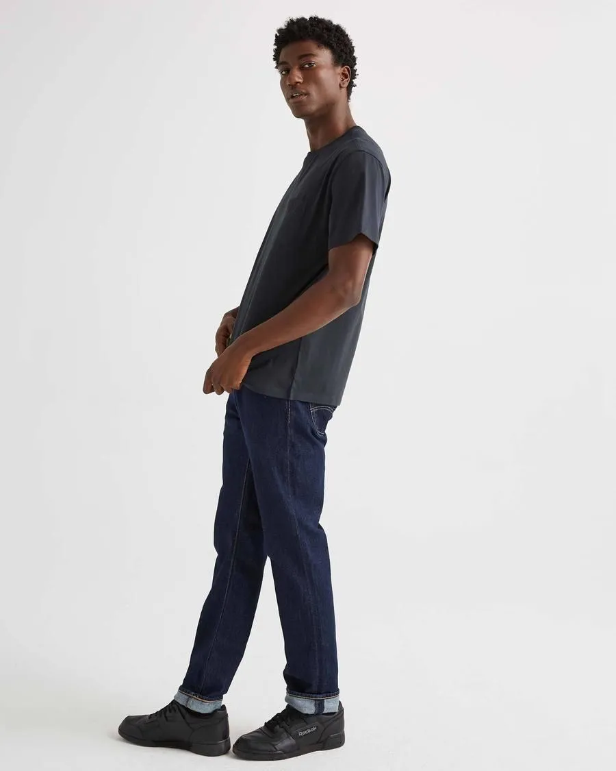 Pima Crew Pocket Tee (Stretch Limo)