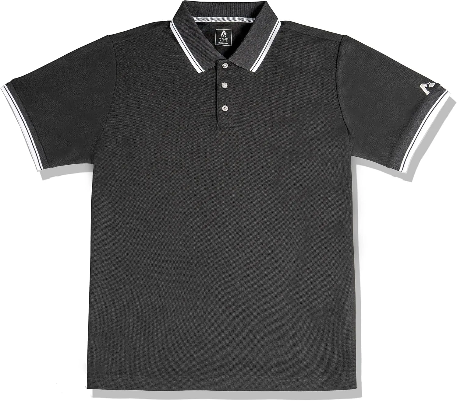 Polo Golf Shirts for Men 3 Buttons Casual Work T Shirts Quick Dry Short Sleeve Polo Shirt
