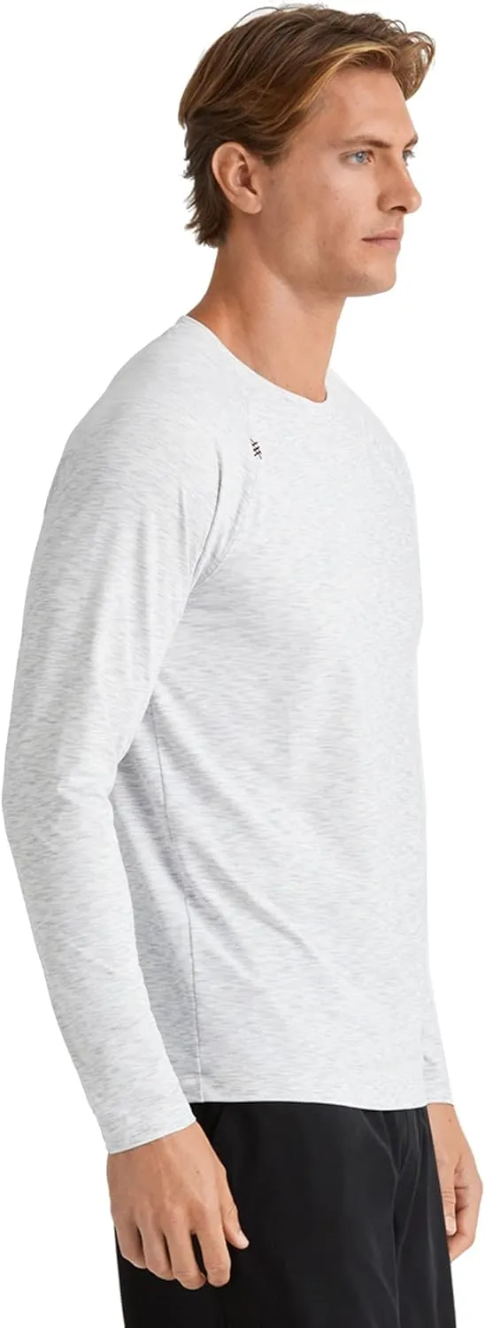 Rhone Reign Mens Long Sleeve Workout Shirts, Anti-Odor, Quick Dry Mens Gym Shirts, UPF 50 