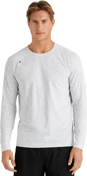 Rhone Reign Mens Long Sleeve Workout Shirts, Anti-Odor, Quick Dry Mens Gym Shirts, UPF 50 
