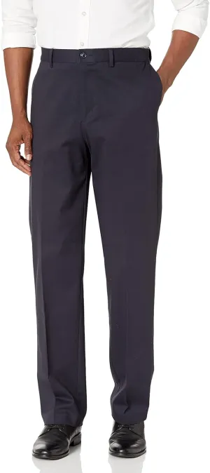 Savane Men's Ultimate Performance Stretch Chino Pants with Expandable Waist, Wrinkle Resistant (Available in Big & Tall)
