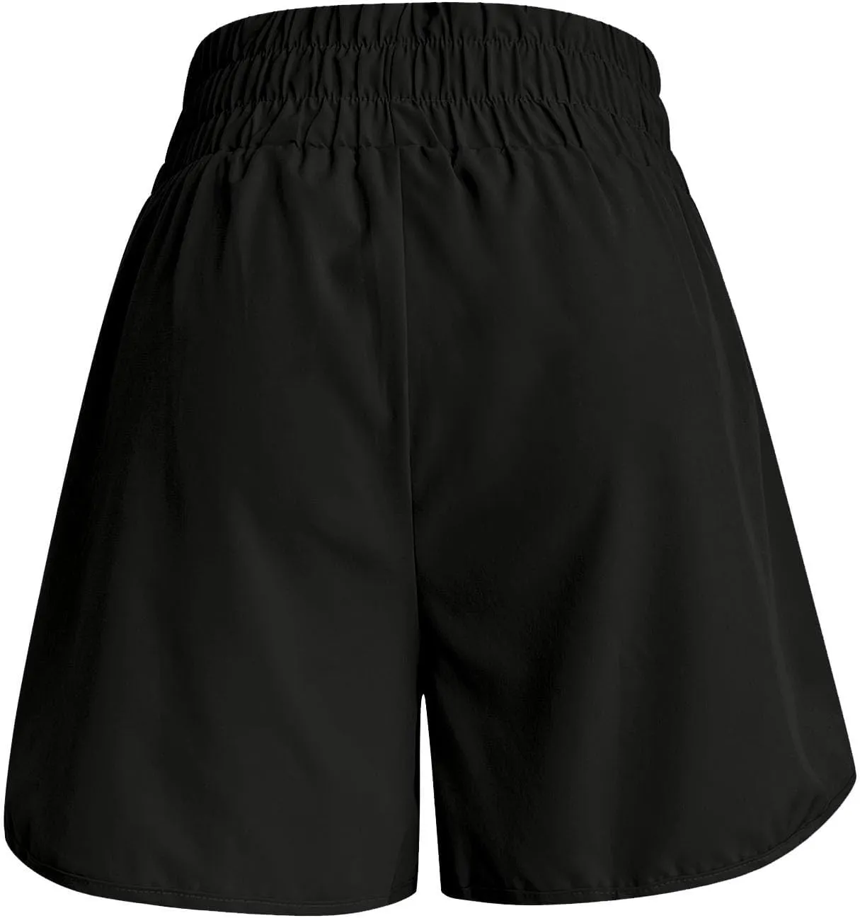 Shorts for Women Summer Casual Wide Leg Loose High Waist Elastic Dressy Beach Shorts 2025 Outfits Comfy Clothes