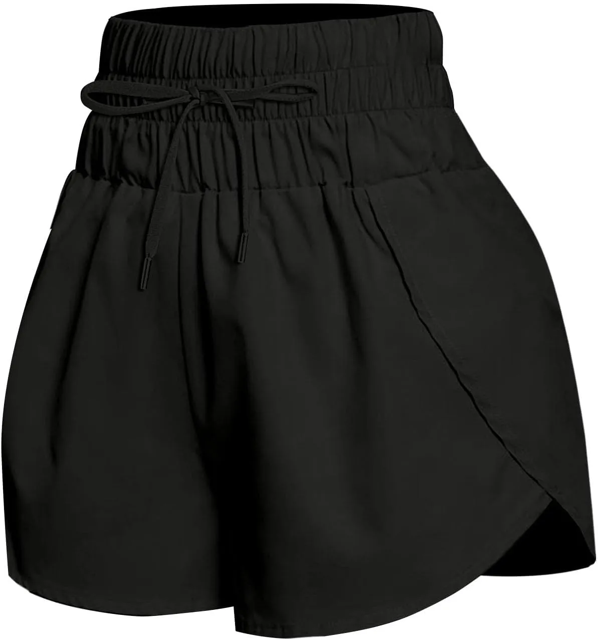 Shorts for Women Summer Casual Wide Leg Loose High Waist Elastic Dressy Beach Shorts 2025 Outfits Comfy Clothes