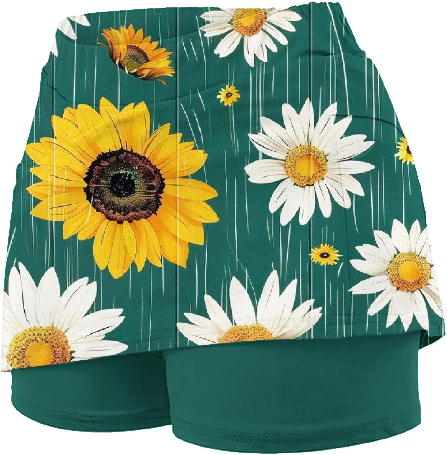Skorts for Woman High Waisted Athletic Shorts Tennis Golf Yoga Skirts with Built in Shorts Beach Vacation Outfits