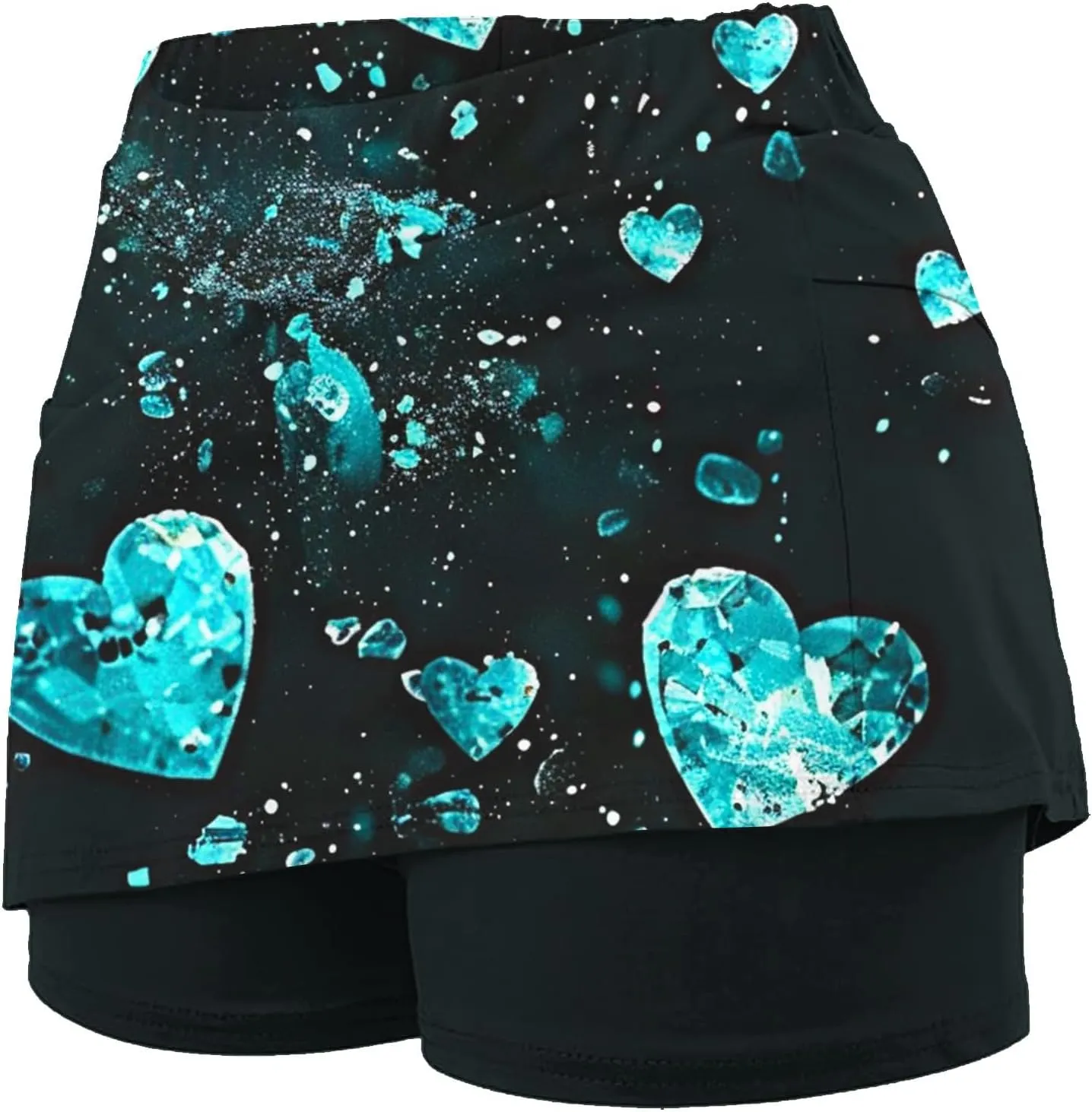 Skorts for Woman High Waisted Athletic Shorts Tennis Golf Yoga Skirts with Built in Shorts Beach Vacation Outfits