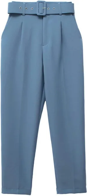 Spring and Summer Pleated Multi-Color Harem Pants Casual Women's Pants with Small feet