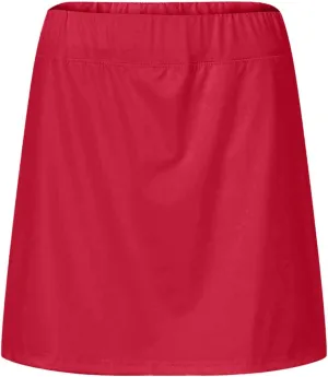 Tennis Skorts for Women Skorts Skirts for Women 18"" Athletic Golf Skort with Pockets High Waisted Tennis Skirts with Pockets for Casual Athletic Golf Denim Skorts for Woman, Large, Red