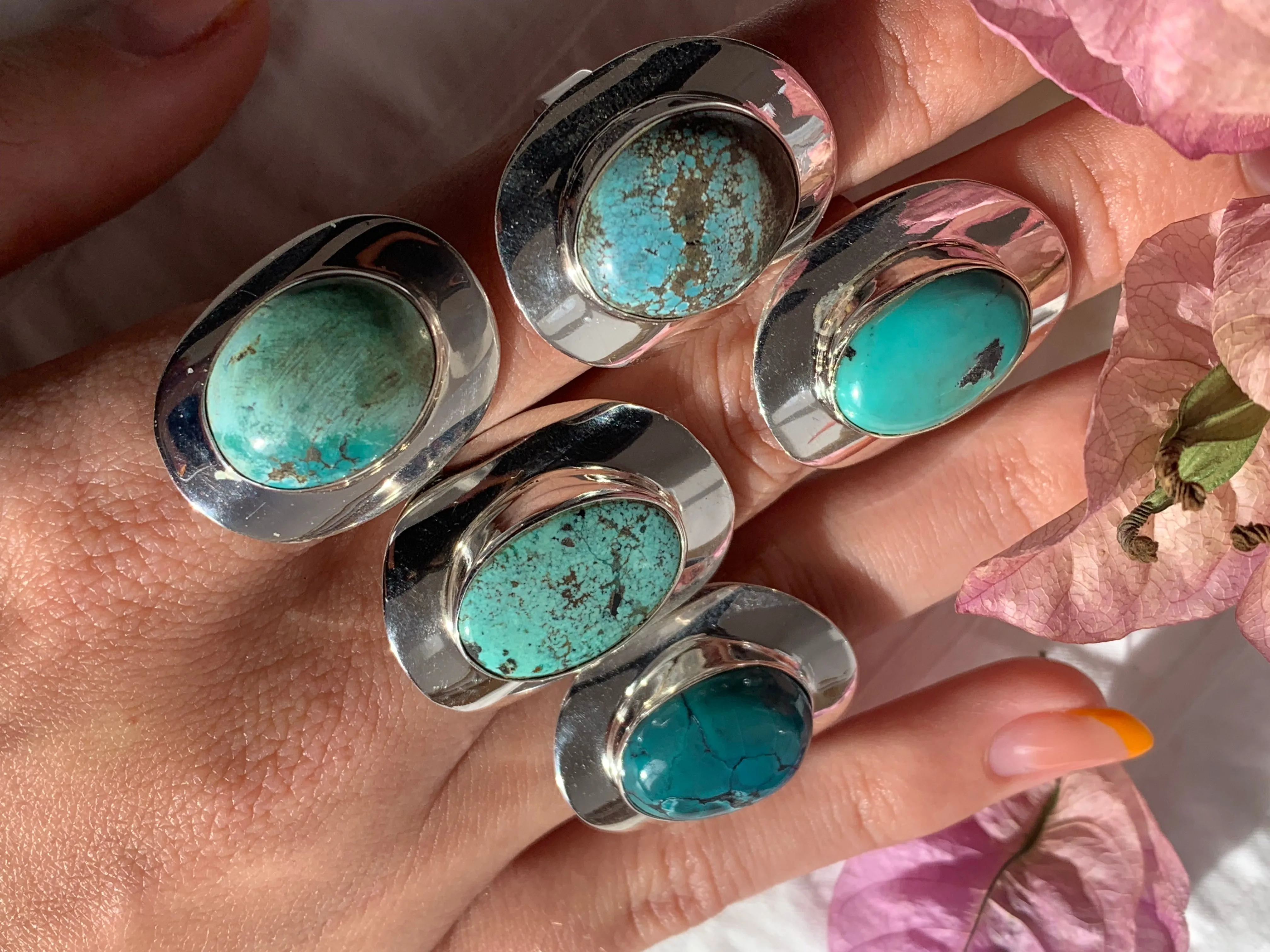 Tibetan Turquoise Dinah Ring - Oval