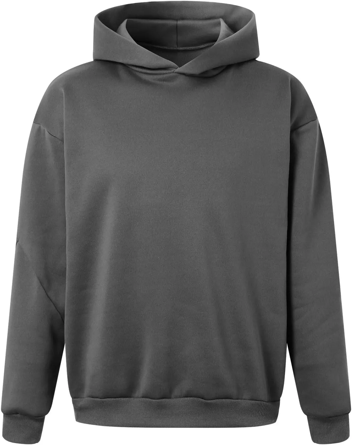 Two Piece Hoodie Sets For Men Fleece Warm Drawstring Pullover Shirts Long Sleeve Baggy Sweatpants Workout Jogger Sets