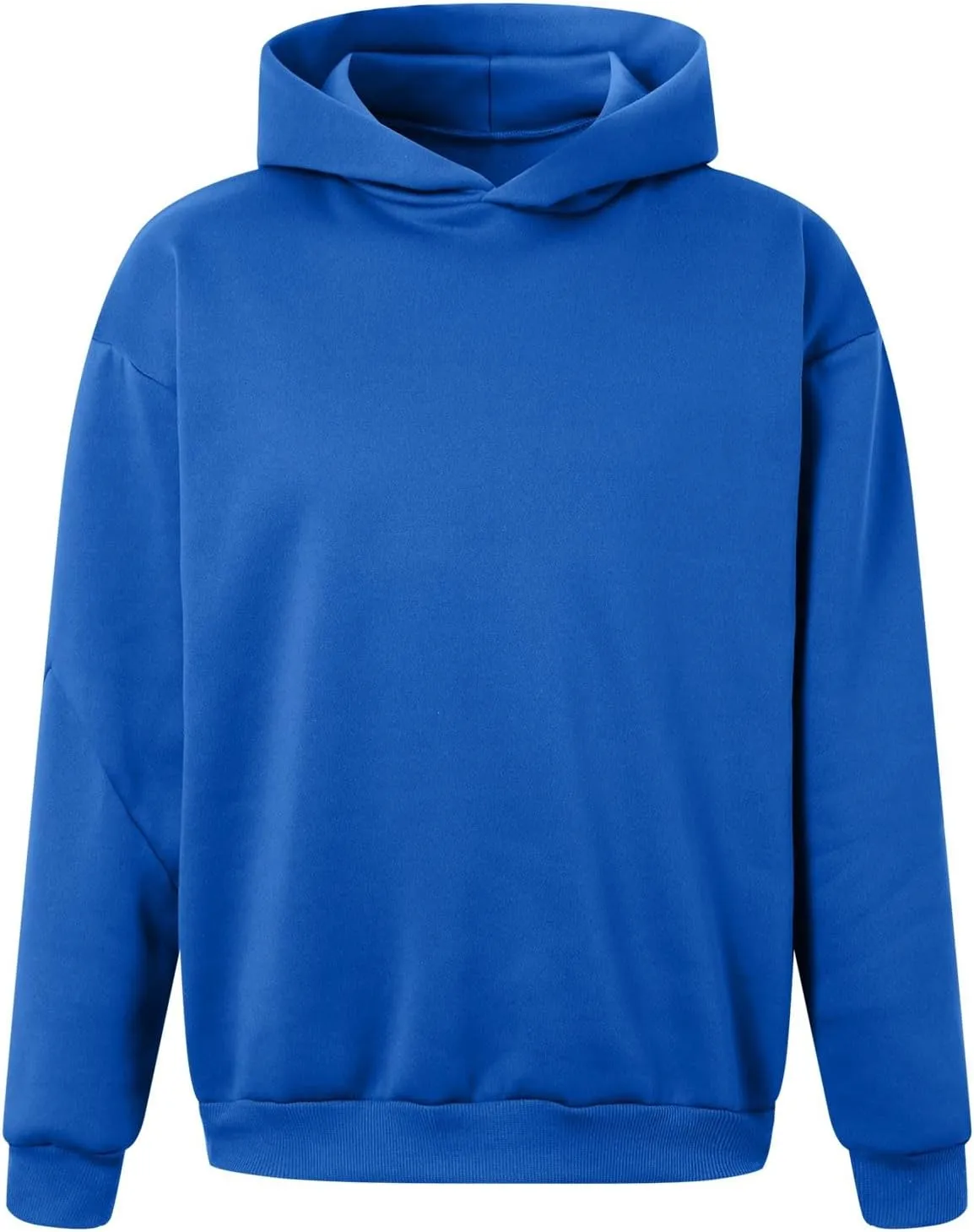 Two Piece Hoodie Sets For Men Fleece Warm Drawstring Pullover Shirts Long Sleeve Baggy Sweatpants Workout Jogger Sets