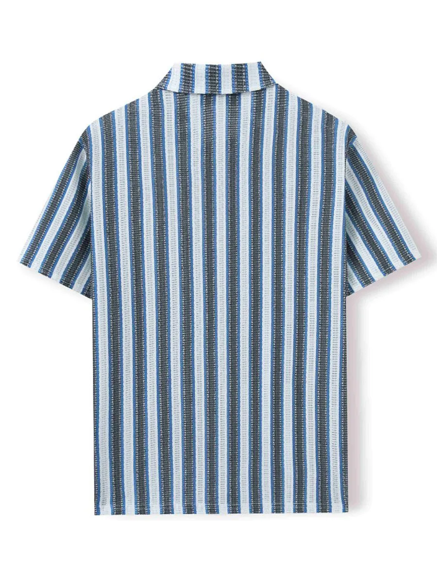 Vintage Striped Casual Shirt