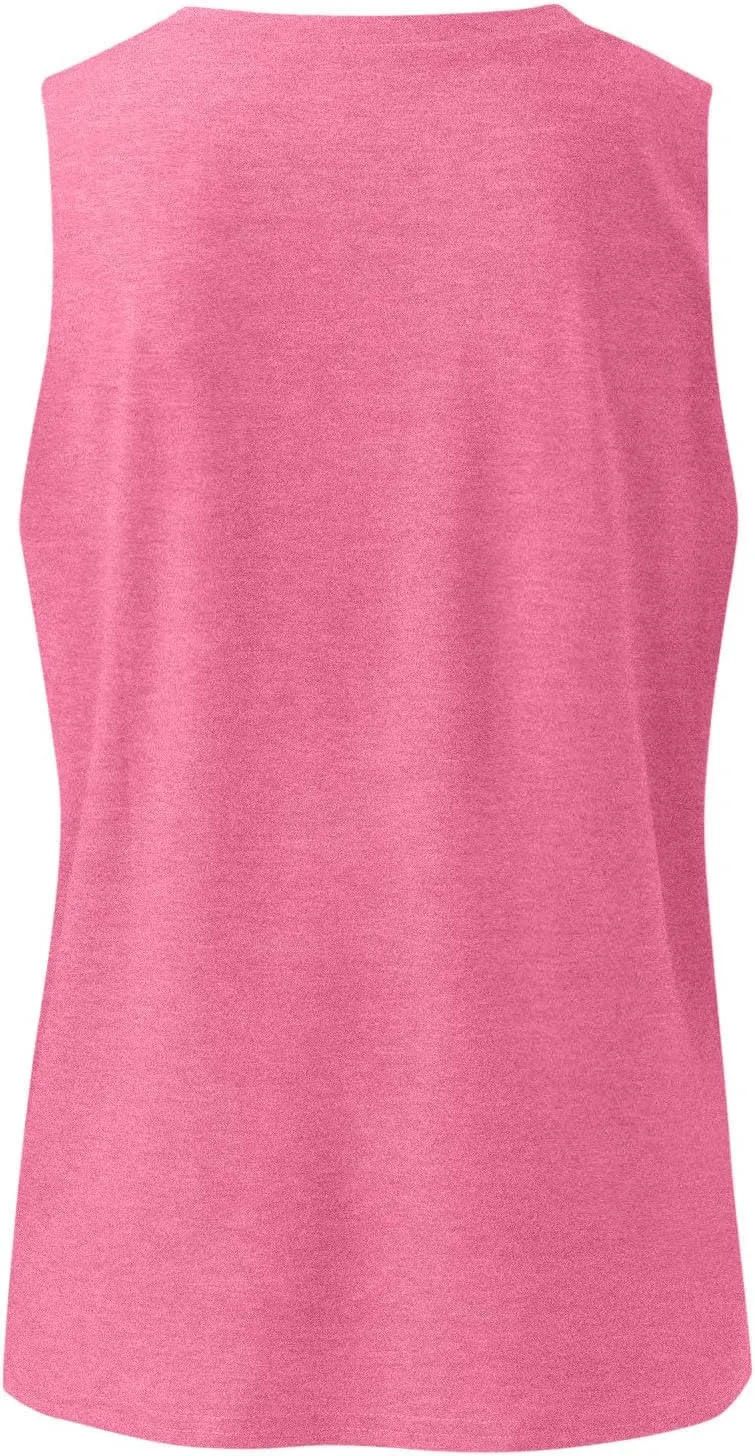 Women Tank Tops V Neck Sleeveless Stretch Cami T Shirts Loose Fit Summer Vacation 2025 Trendy Outfits