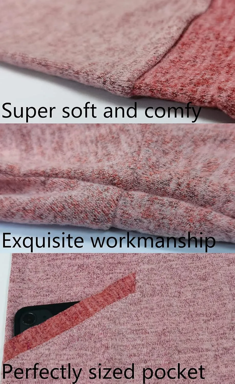Womens Casual Color Block Long Sleeve Round Neck Pocket T Shirts Blouses Sweatshirts Tops