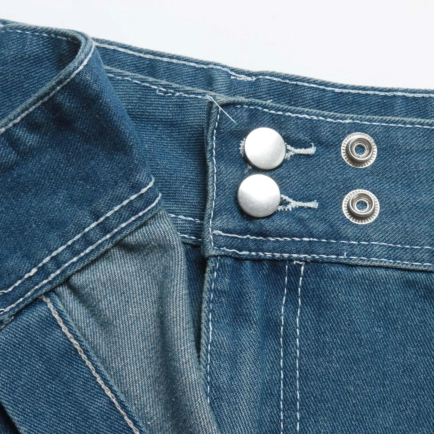 Women's Casual Shorts A Line Denim Shorts Wash Chic Slimming Skort Denim Skort Jean Skirt Summer Outfits 2024
