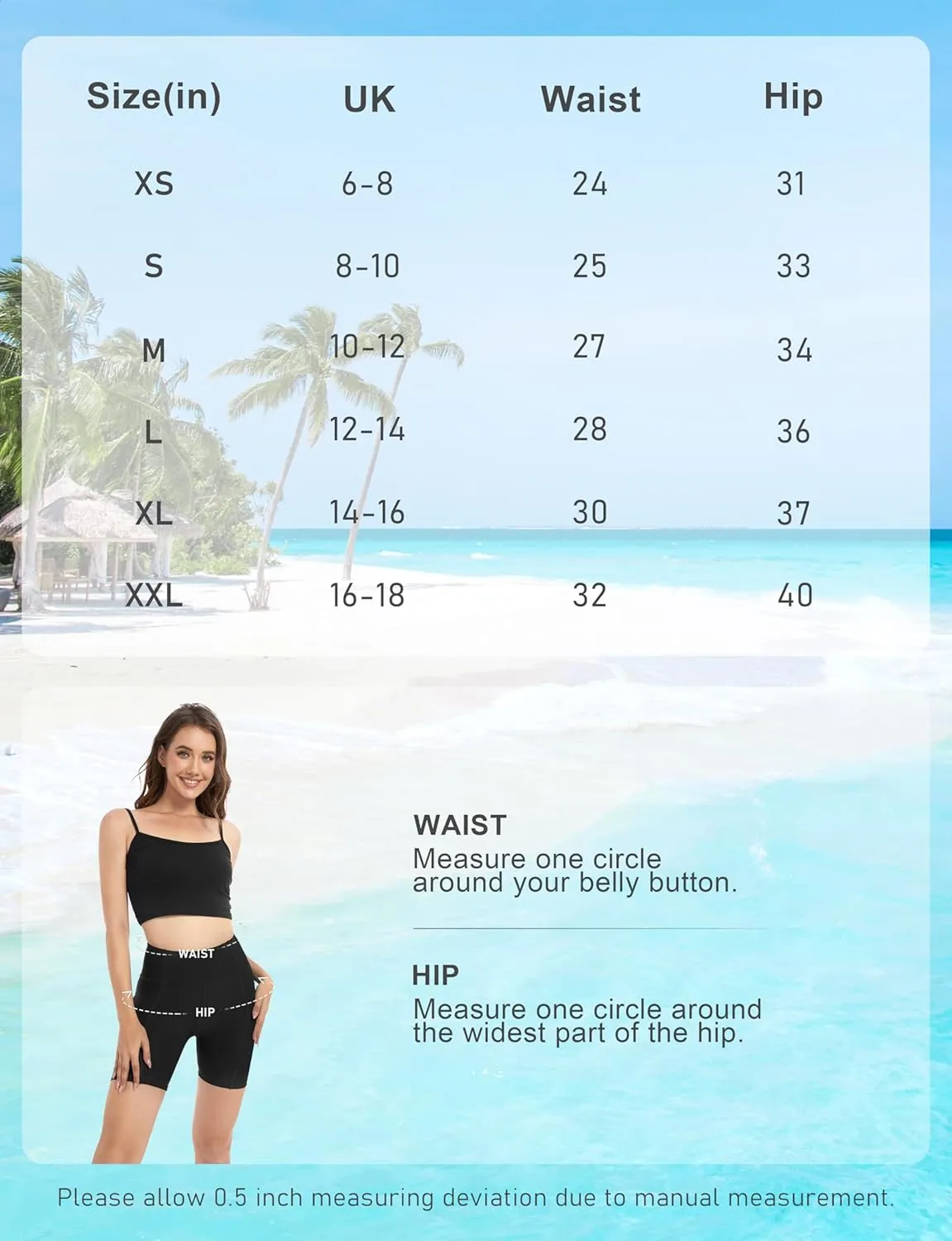 Womens Period Swim Shorts High Waisted Board Shorts with Pockets UPF 50  Menstrual Swimwear Quick Dry Swimsuit Bottoms