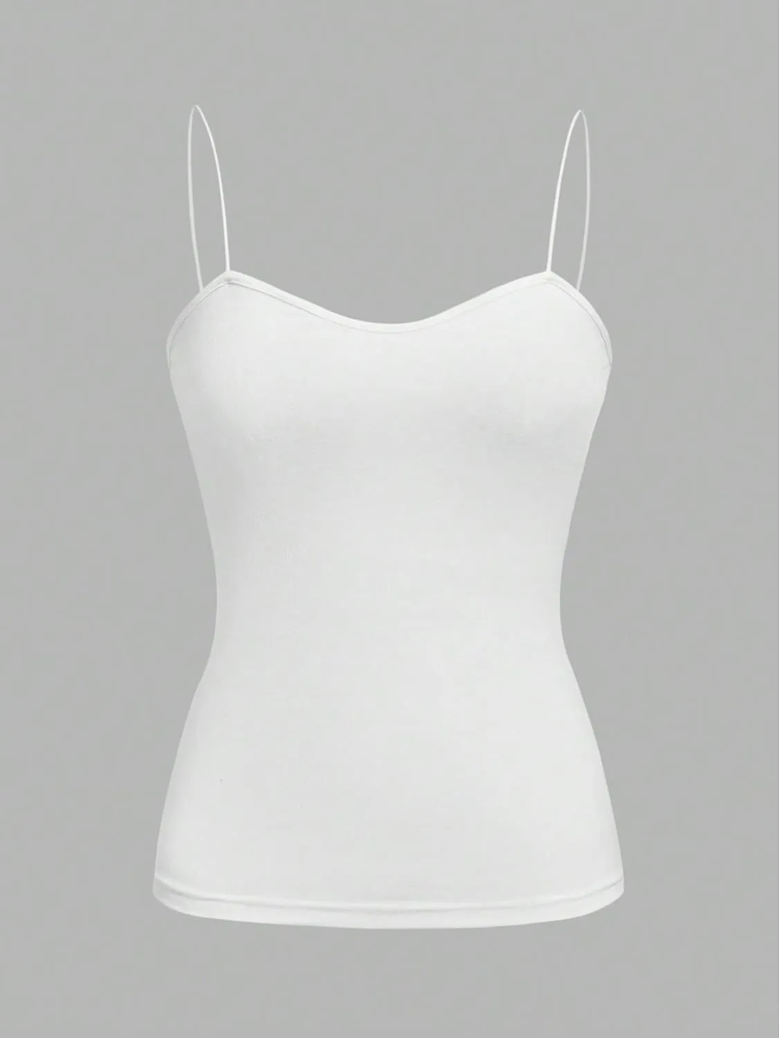 Women's Shirts 4pcs/Set Spaghetti Strap Fitted Camisole Tops Fashion Camis Tank Tops