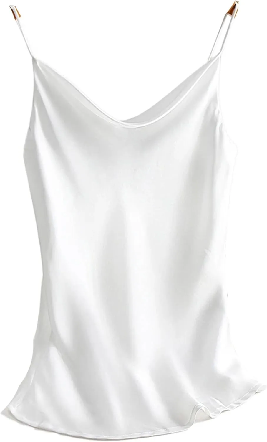Women's Silk Satin Tank Tops for Women Trendy Summer Sexy Spaghetti Strap Sleeveless Camisole Camis Vest