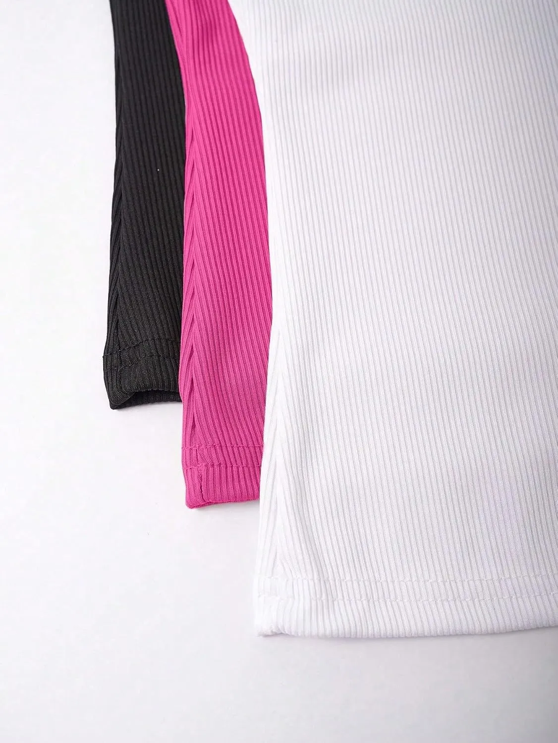 Womens Sleeveless Camisole Tank Tops Blouse Round Neck Solid Color Racerback Tank Tops