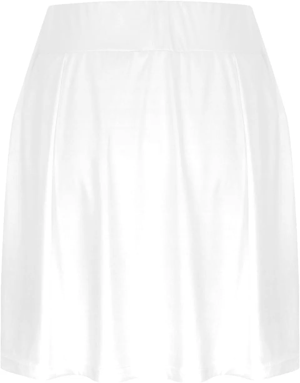 Womens Solid Skirt Shorts Skort Casual Summer Athletic Workout Biker Shorts High Waisted Tennis Skirts Golf Skorts Skirts