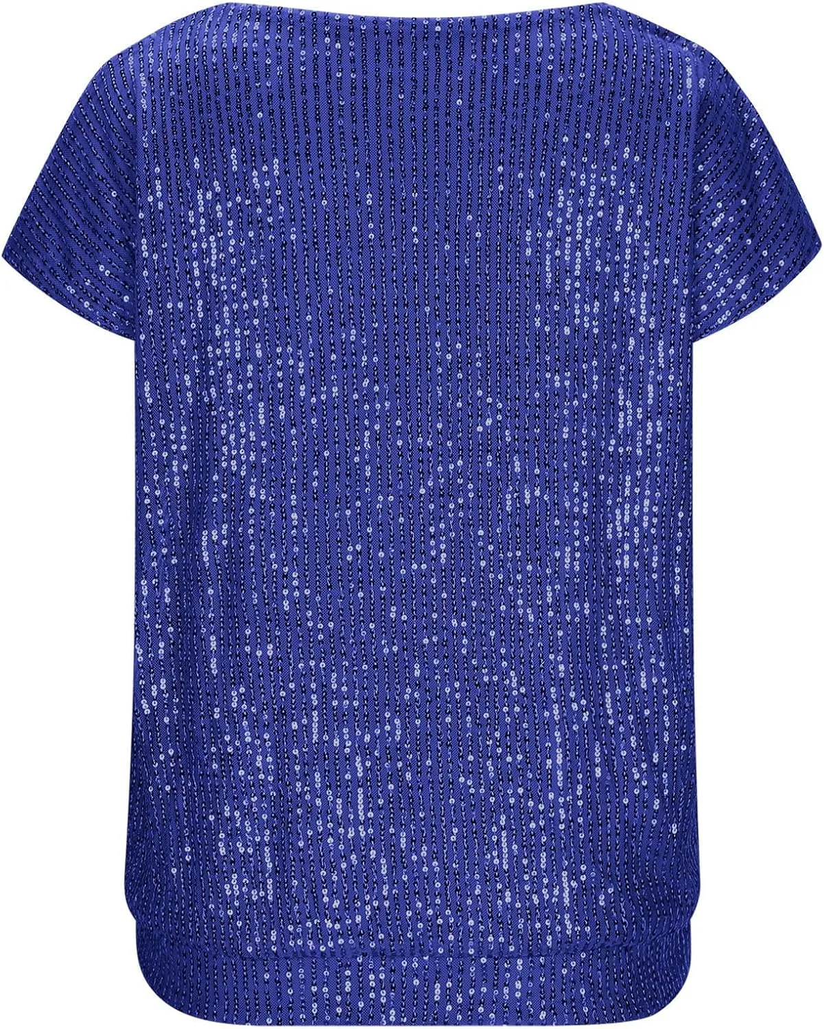 Womens Sparkle Sequin Top - Shimmer Glitter Blouses V Neck Cap Sleeve Club Party Shirts Disco Concert Tanks Tops 2025