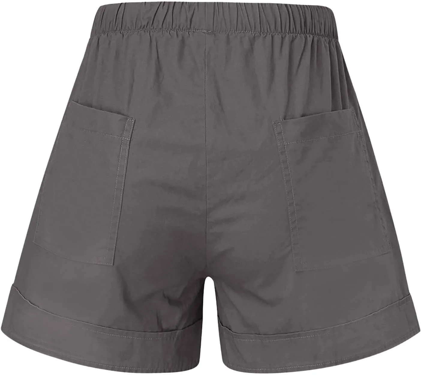 XUNRYAN Shorts for Women High Waisted Casual Cotton Linen Shorts Athletic Workout Running Hiking Gym Short Pants Trousers