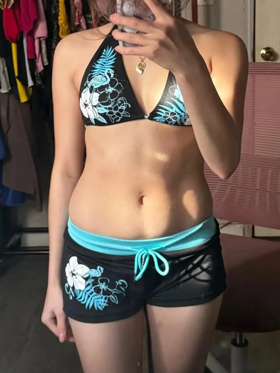 Y2k Halter Bikini Sets Women 2 Piece Sexy Swimsuit Beach Sets Cute Summer Going Out Outfits 2025 Vacation 2000s