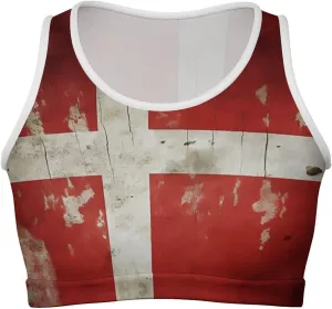 Zakqeik Womens Algeria Flag Tank Tops Workout Cropped Slim Fit Summer Camisole Sleeveless Tops