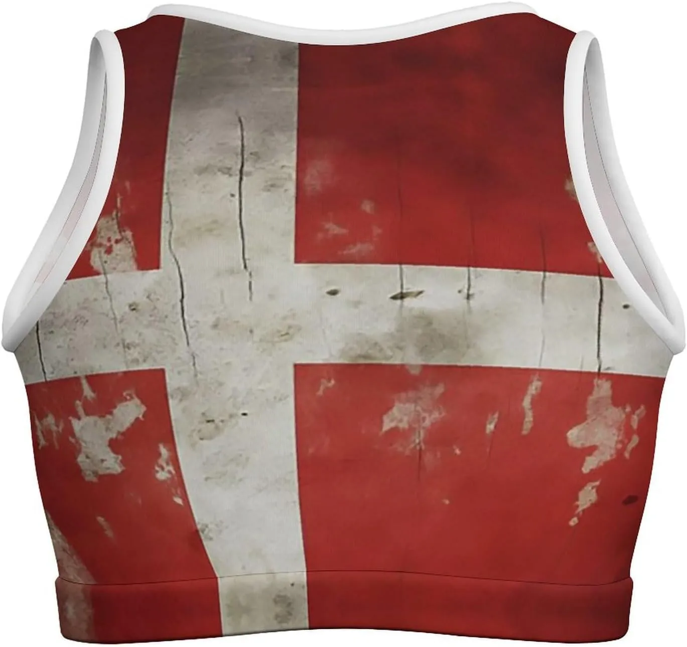 Zakqeik Womens Algeria Flag Tank Tops Workout Cropped Slim Fit Summer Camisole Sleeveless Tops