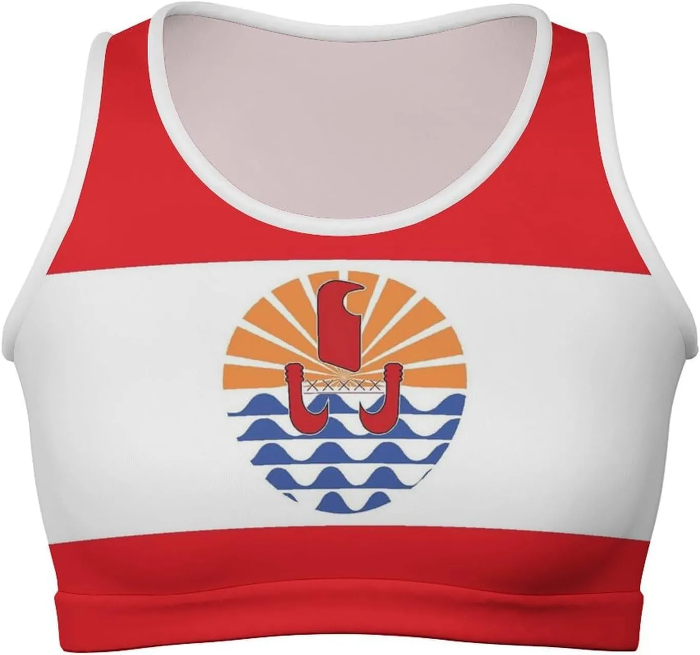 Zakqeik Womens Virgin Islands Flag Tank Tops Workout Cropped Cute Summer Camisole Sleeveless Tops