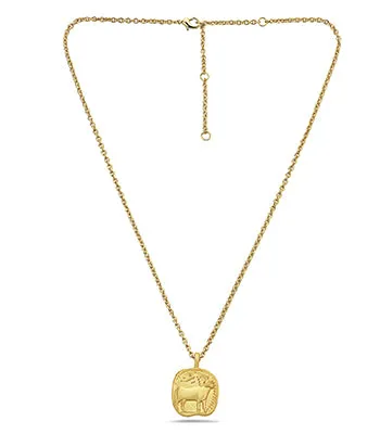 Zodiac Sign Necklace Taurus