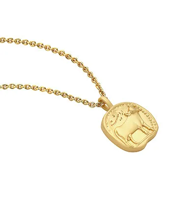 Zodiac Sign Necklace Taurus
